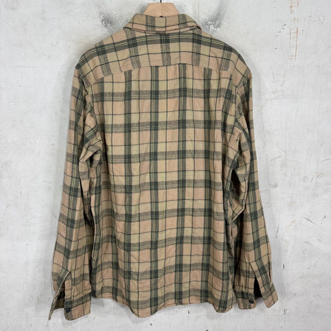 RRL Beige Plaid Flannel