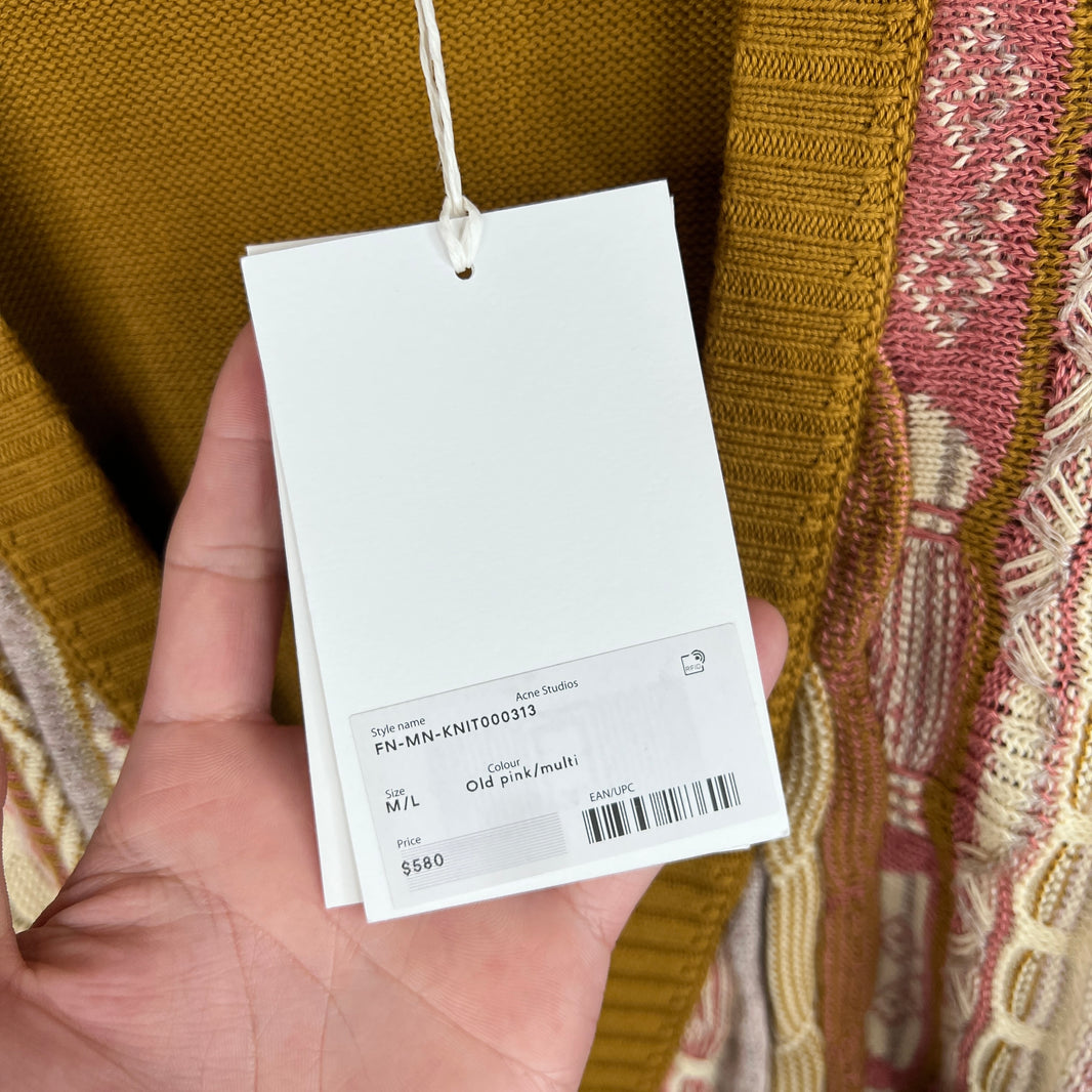 Acne Studios Oversized Knit Cardigan Vest