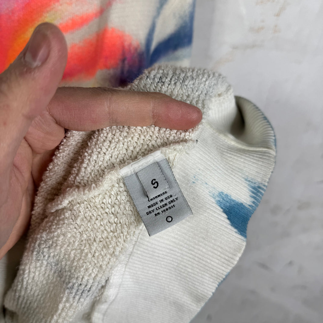 Elder Statesman Cashmere Blended Dyed Crewneck