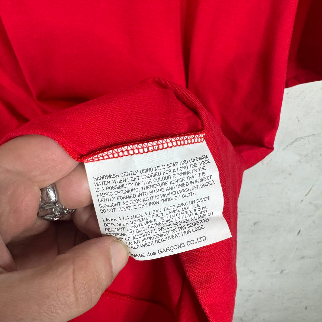 CDG Homme Plus Red T-Shirt