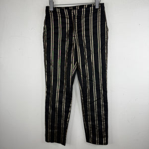 Dries Van Noten Wool Striped Trousers