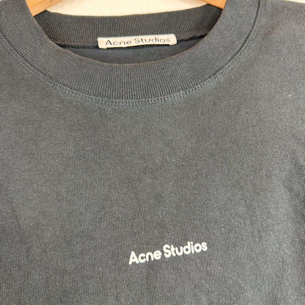 Acne Studios Black Small Logo T-Shirt