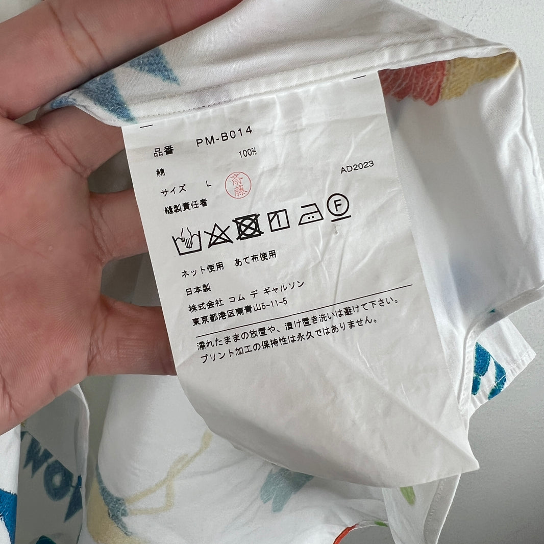 CDG Homme Plus Wow Printed Button Up Shirt