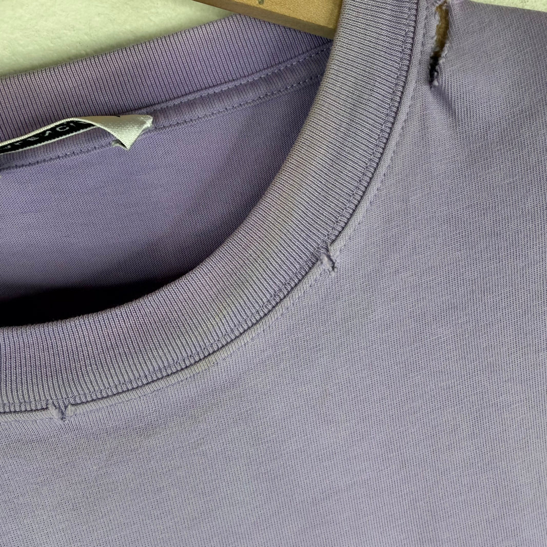 Balenciaga Purple Distressed T-Shirt