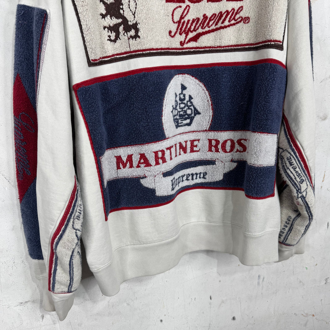 Supreme x Martine Rose Towel Zip Hoodie