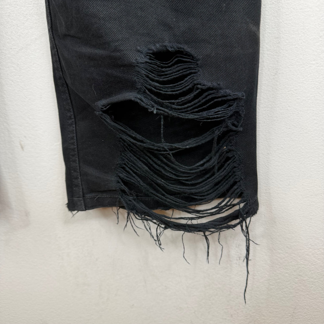 Balenciaga Straight Leg Black Jeans