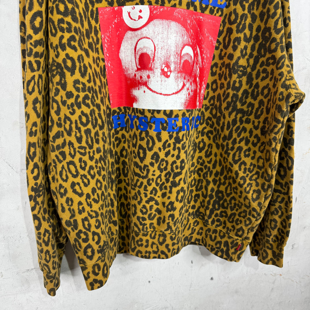 Supreme x Hysteric Glamour Cheetah Crewneck