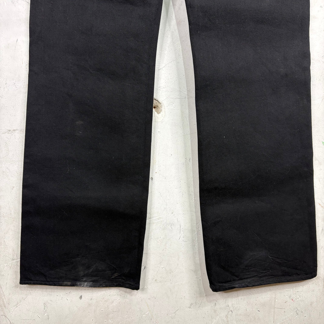 Gucci Raw Black Horse-Bit Jeans