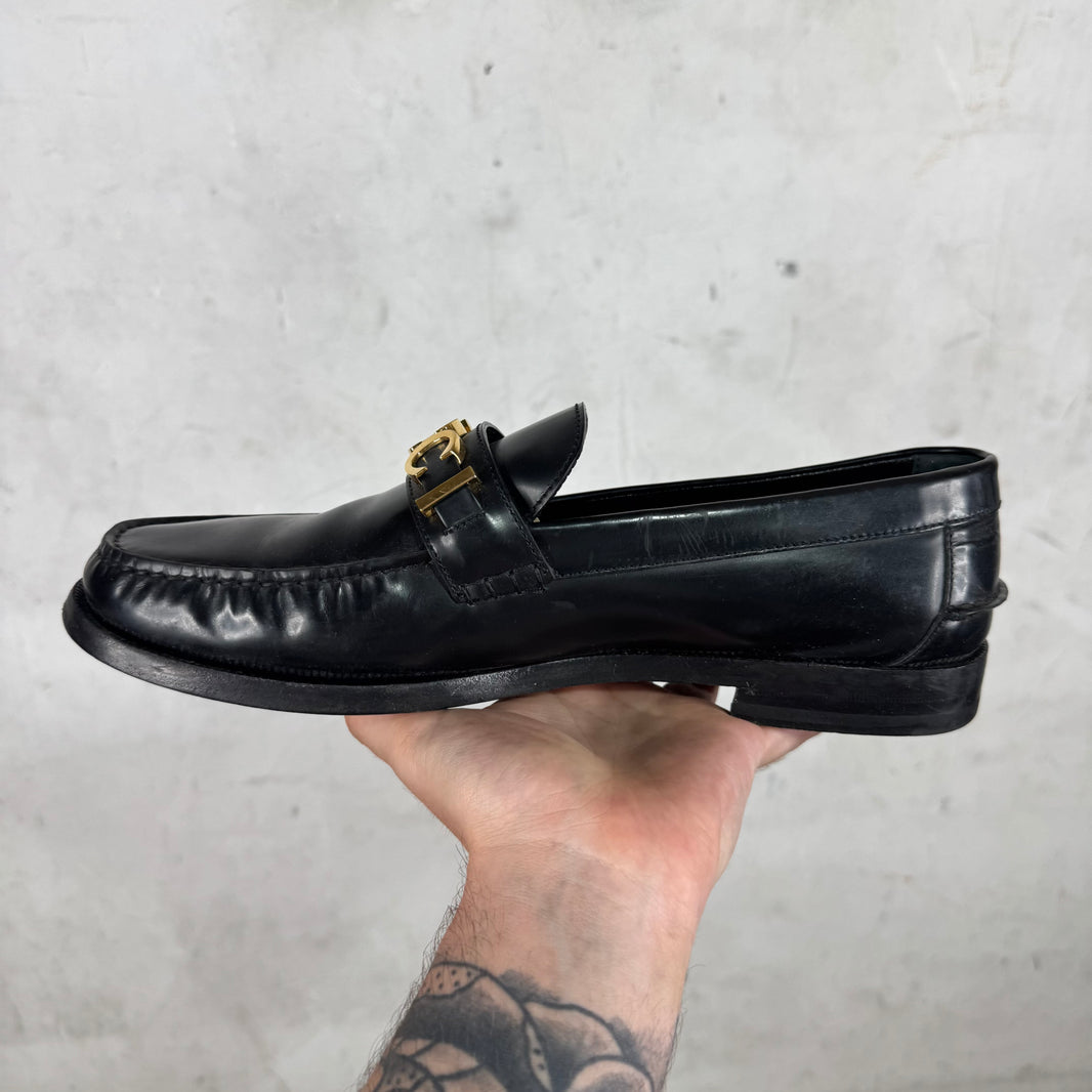 Gucci Spell-Out Penny Loafers
