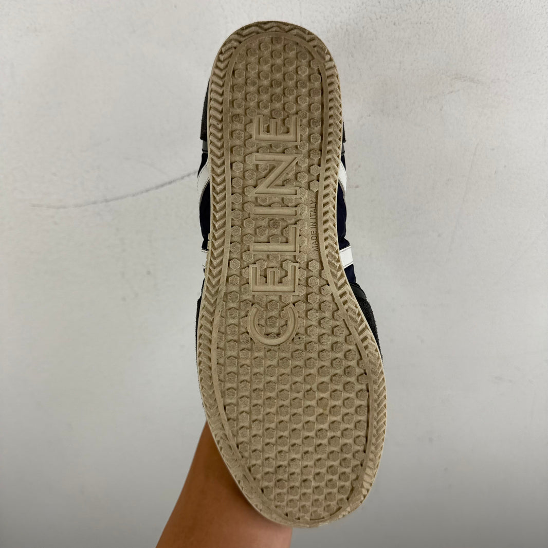 Celine Navy Jogger Low Sneakers