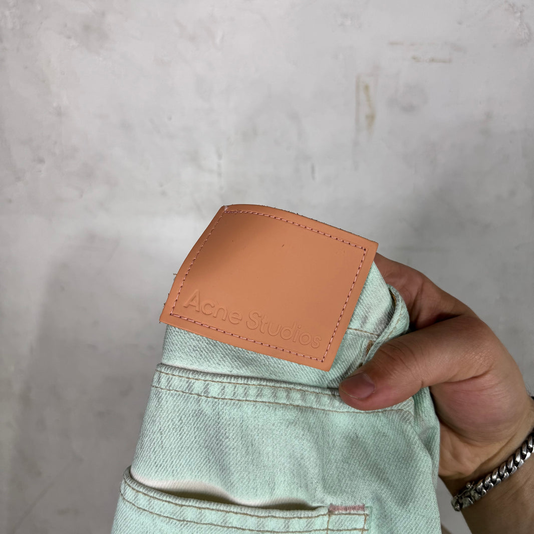 Acne Studios 1981 Mint Glow Jeans