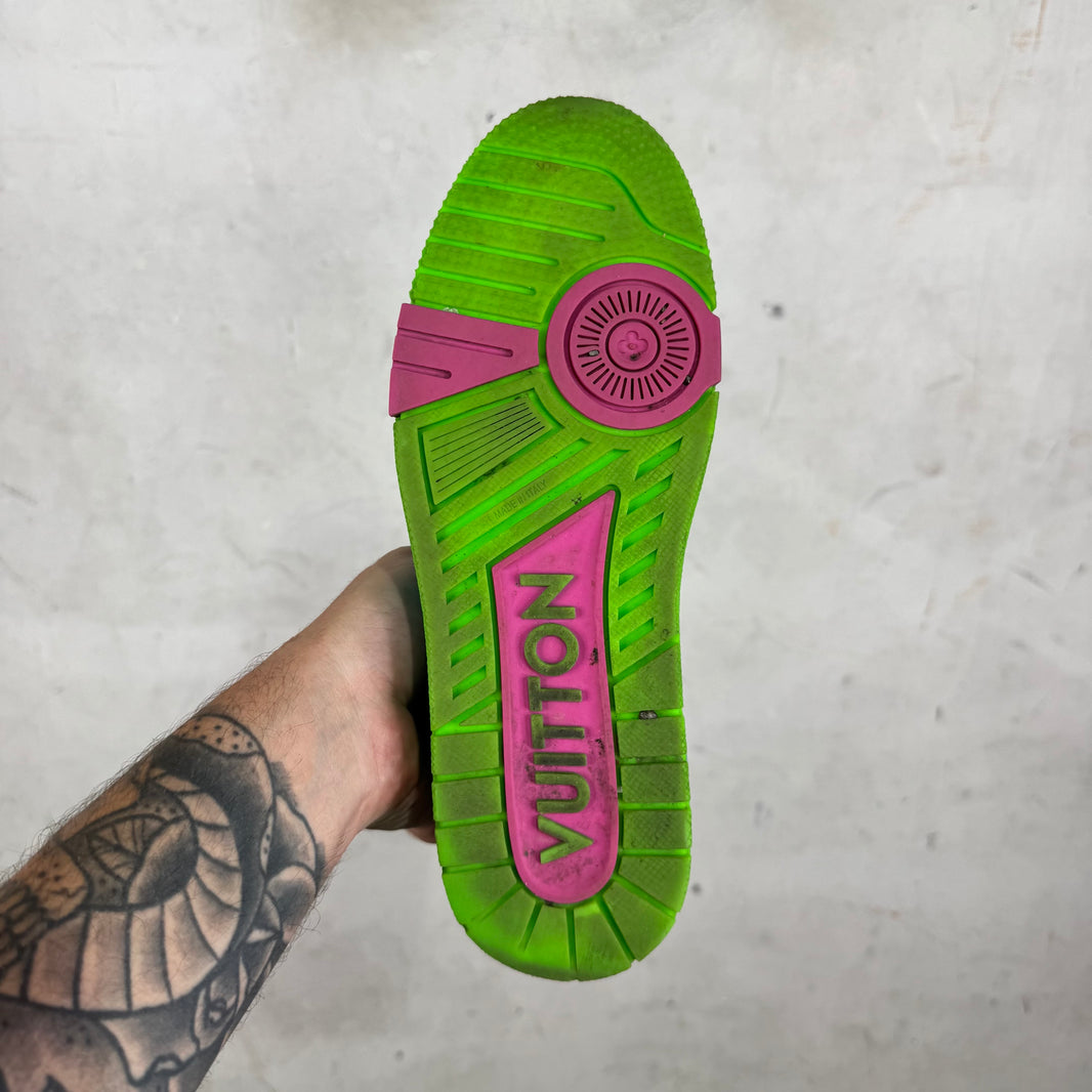 Louis Vuitton Gradient Green Trainers