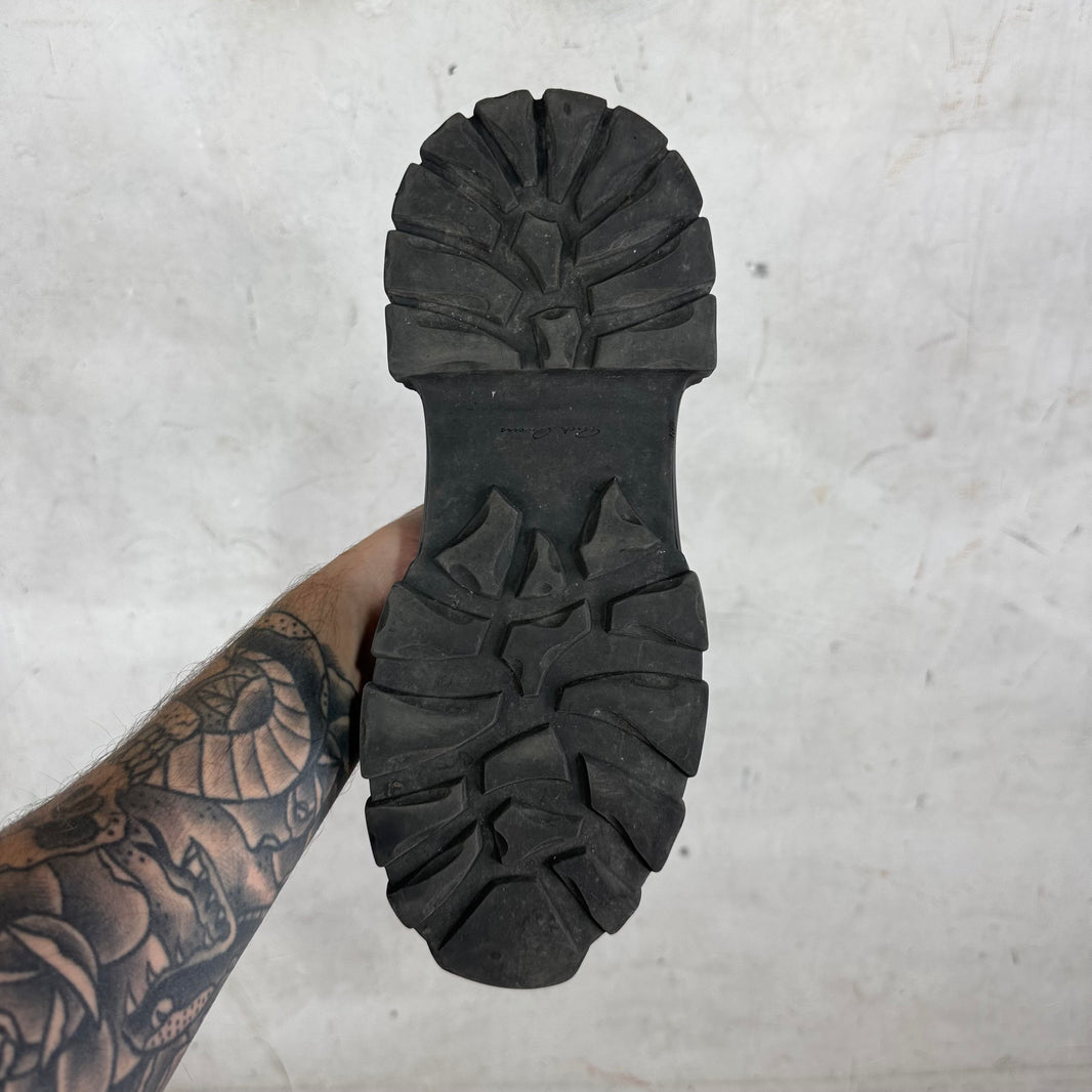 Rick Owens Leather Bozo Beetle Boots