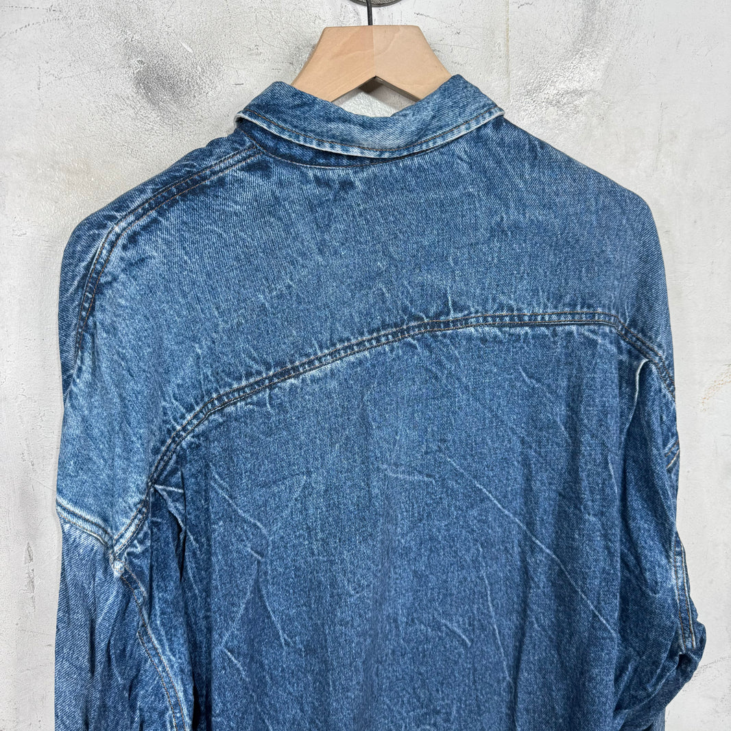 Balenciaga Blue Trompe Shirt