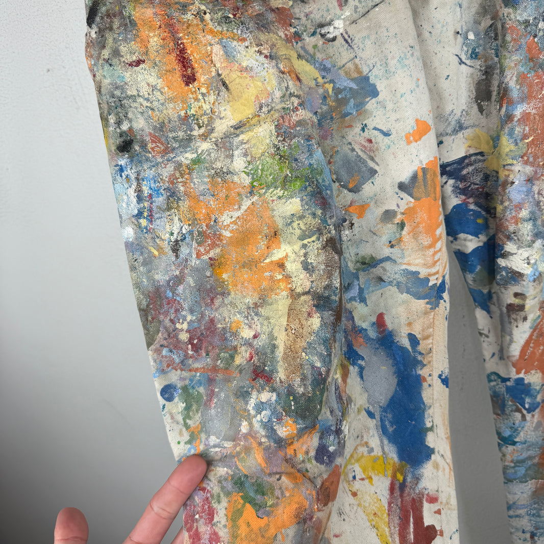 Vintage Dickies Paint Splattered Carpenter Trousers