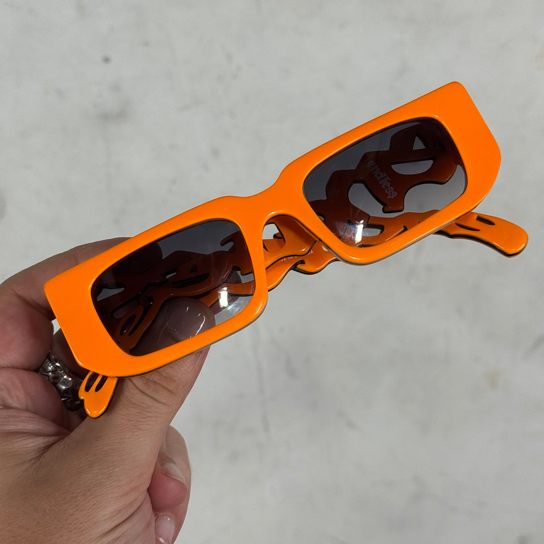 Endless Denim Orange Logo Sunglasses
