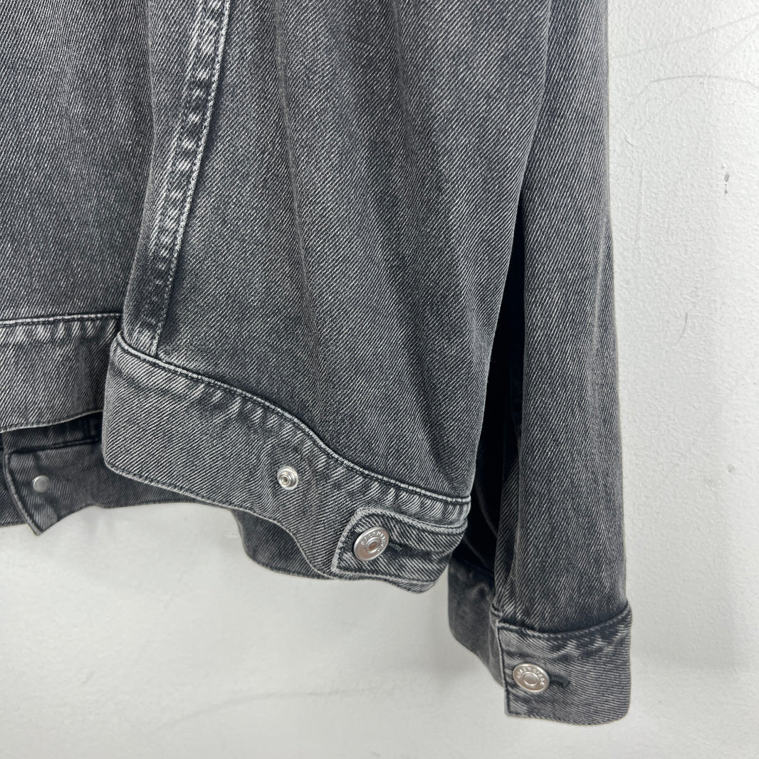 Balenciaga Sample Thin Black Wash Denim Jacket