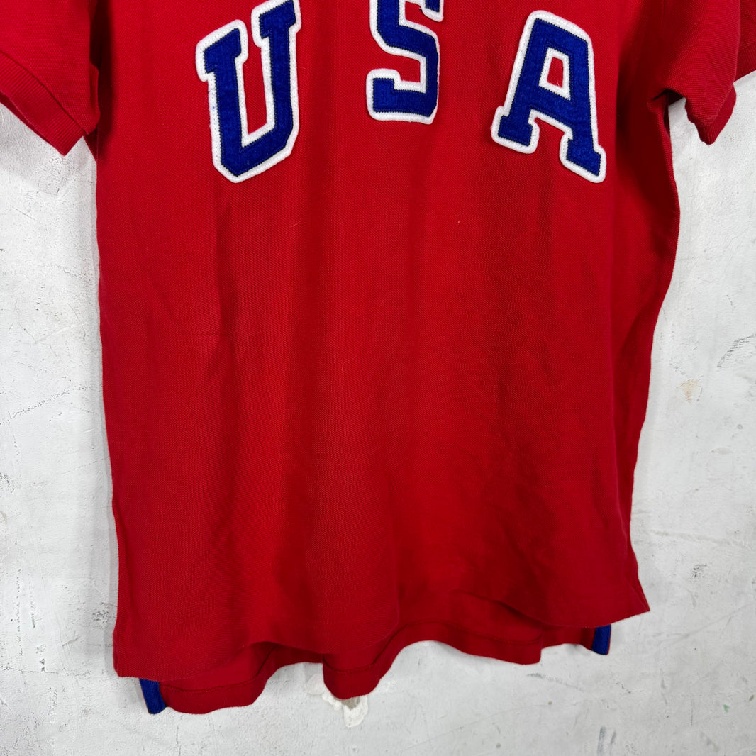 Ralph Lauren Red USA Mini Big Pony Polo