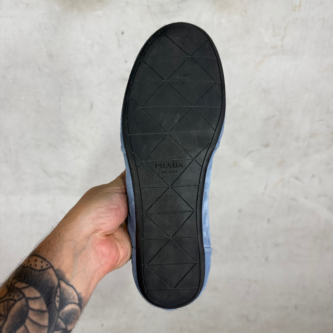 Prada Blue Collapse Sneakers