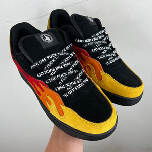 I Never Heard of You Flame Sample F*** Off Sneakers