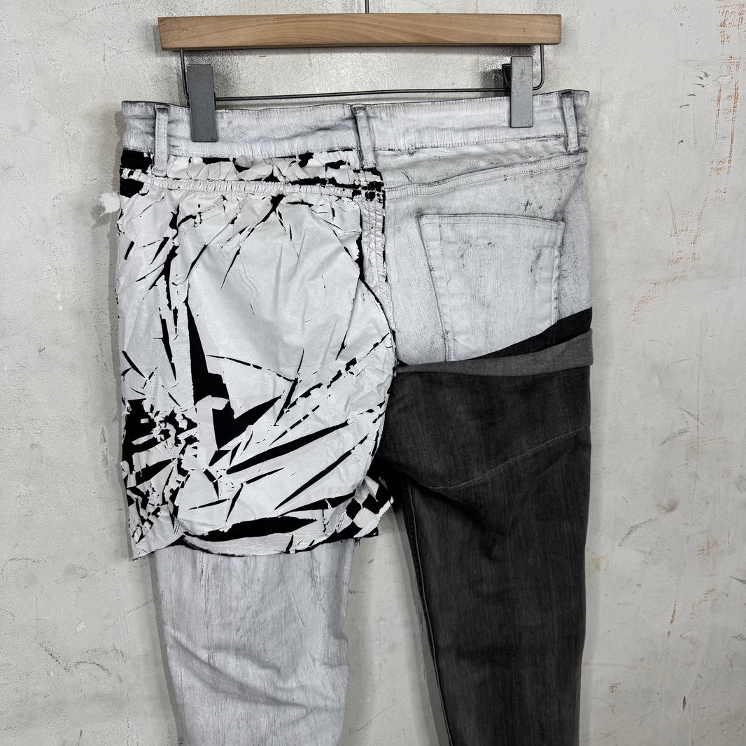 Rick Owens Sample Tyrone Collage Jeans