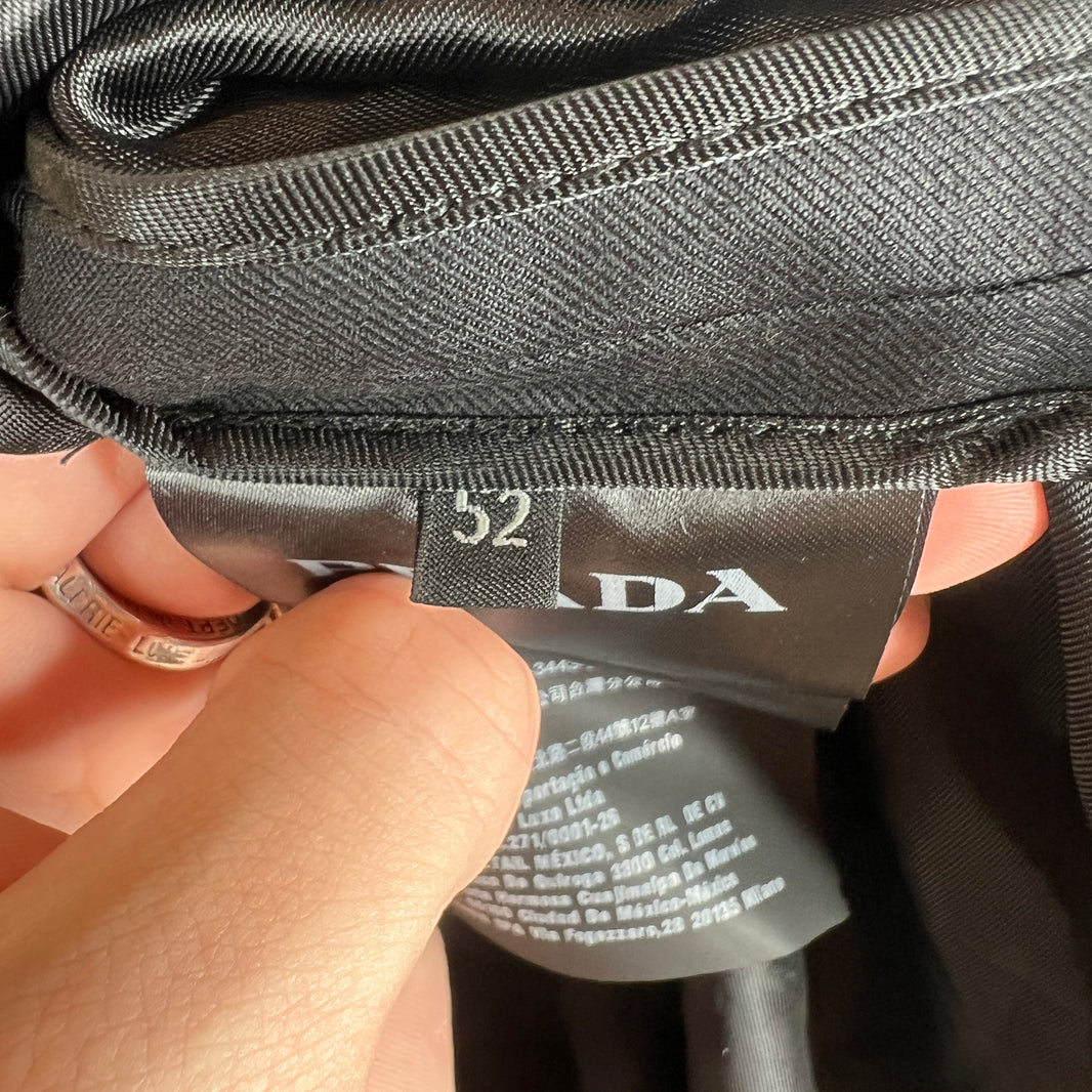 Prada Contrast Stitch Blazer Jacket