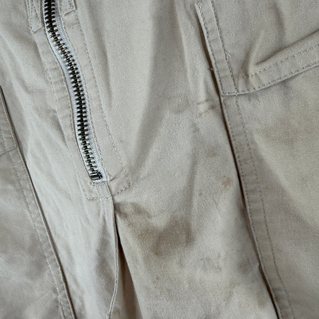 Isabel Marant Beige Zipper Detail Troursers
