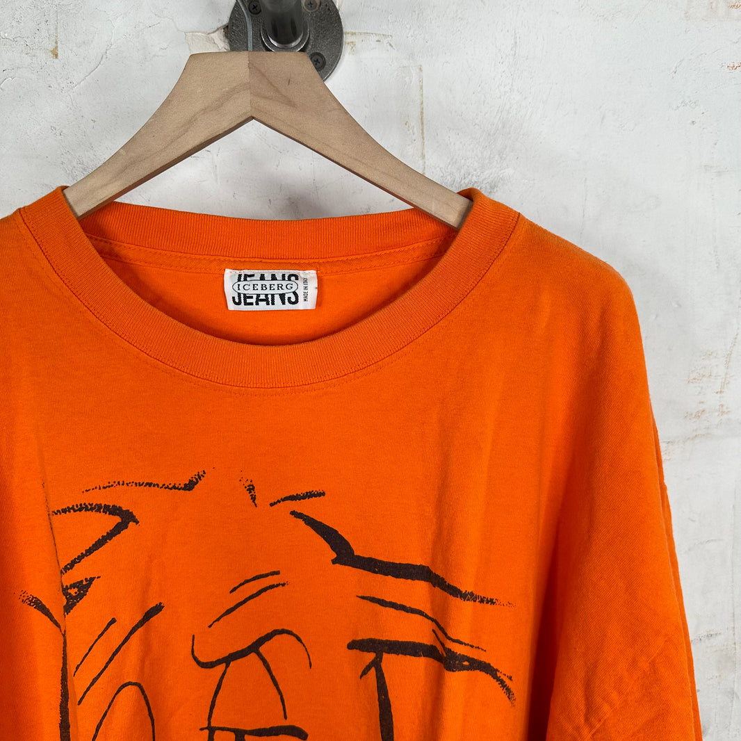 Vintage Iceberg Jeans Cat T-Shirt