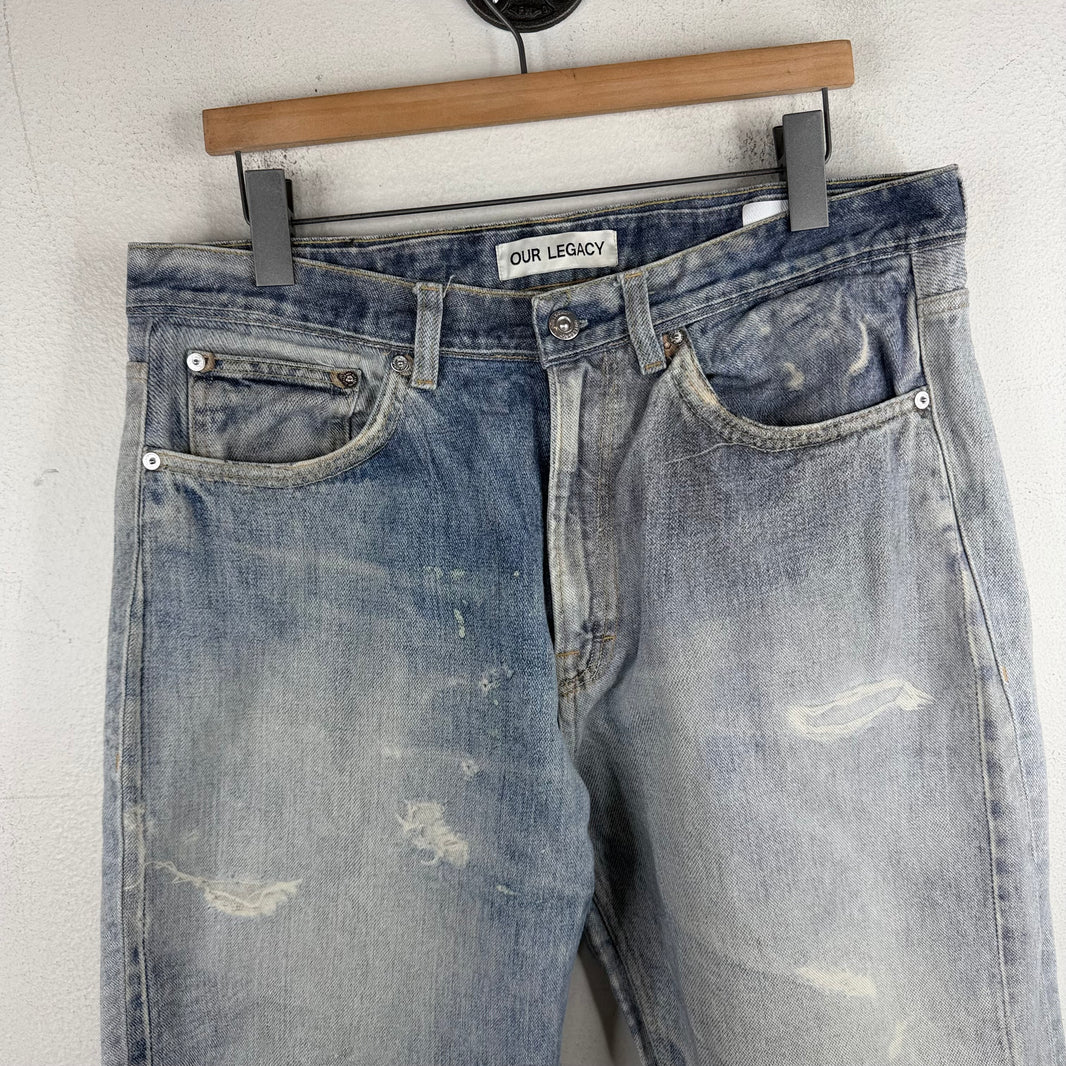 Our Legacy Trompe L'oeil Third Cut Jeans