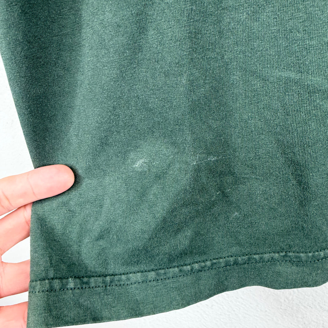 Balenciaga Green Interlock BB Logo T-Shirt