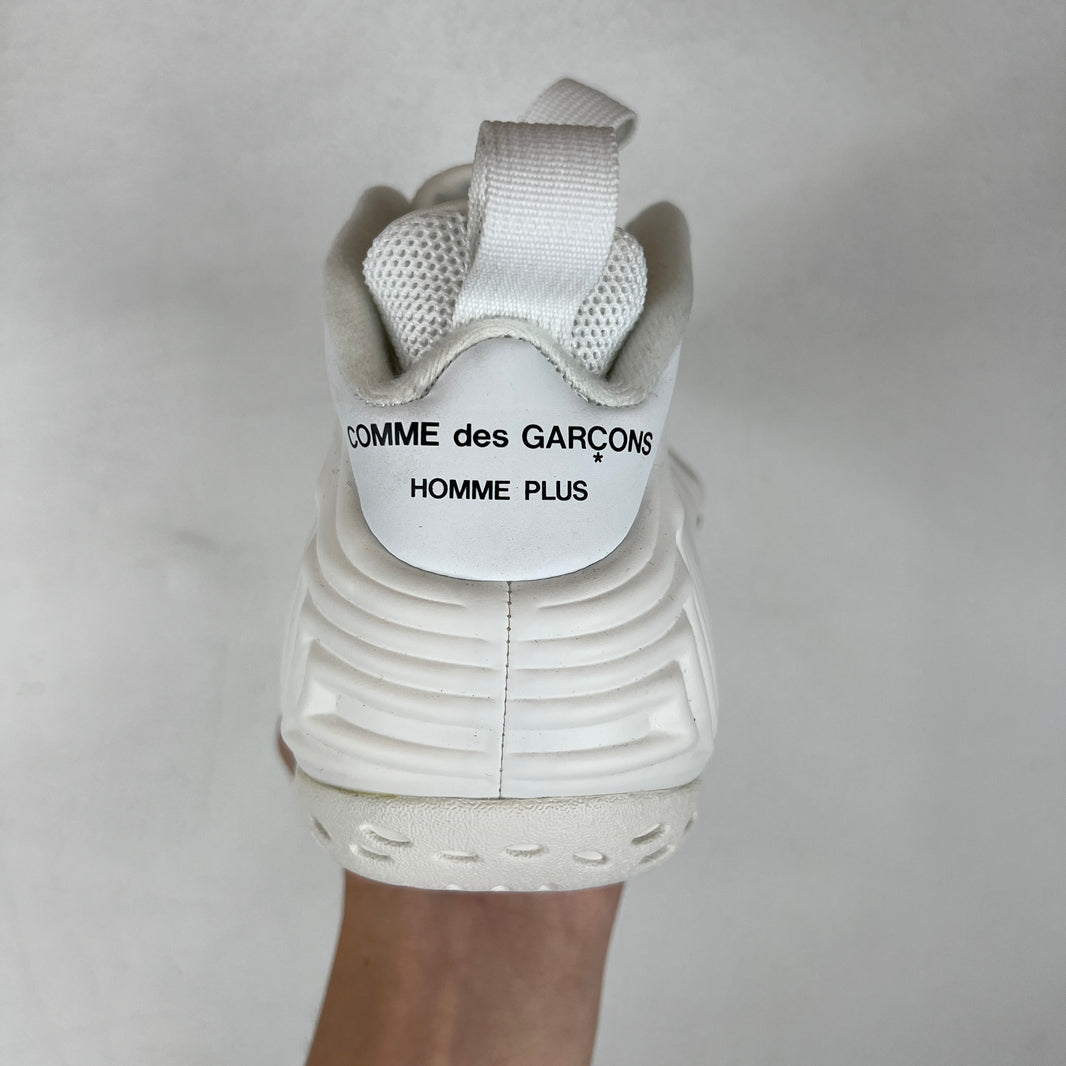 Nike CDG White Foamposite Sneakers