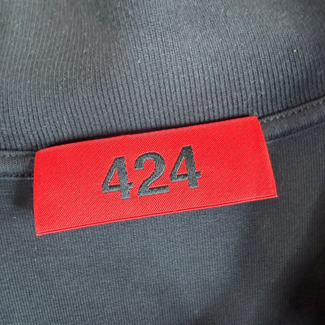 424 Neoprene Back Logo Polo Shirt