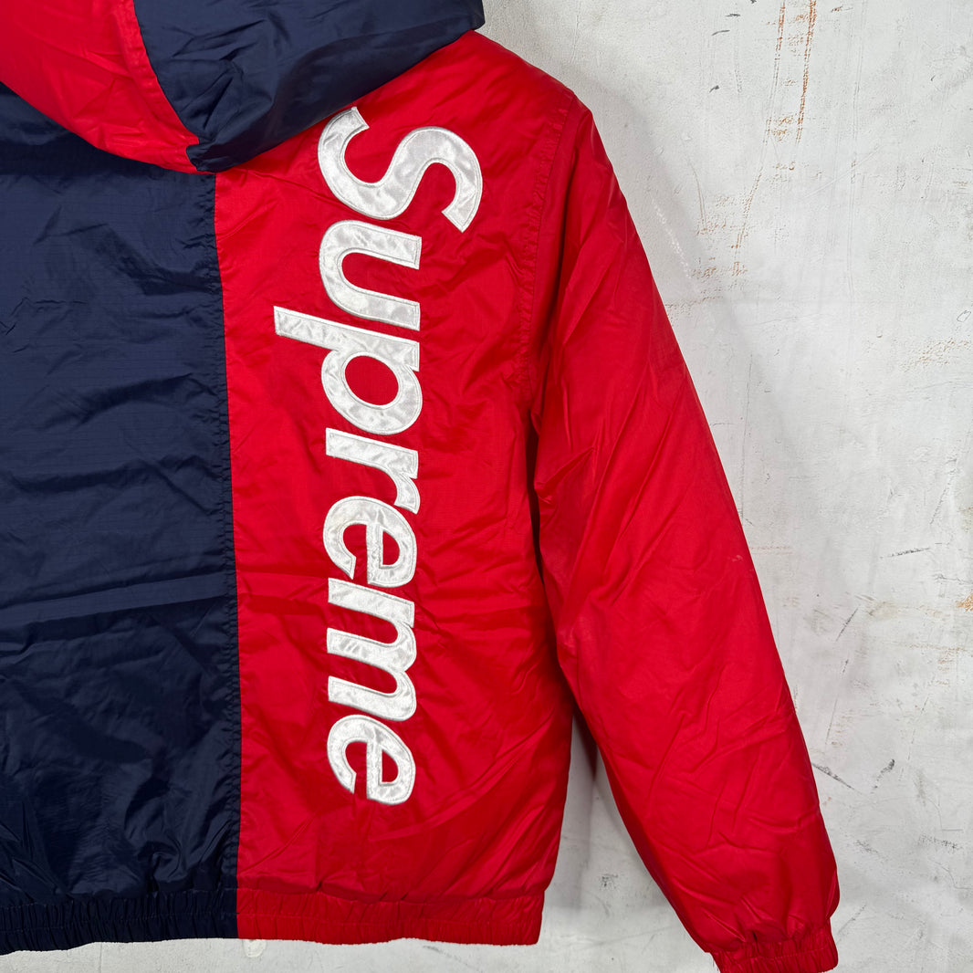 Supreme Split Logo Stadium Puffer Jacket