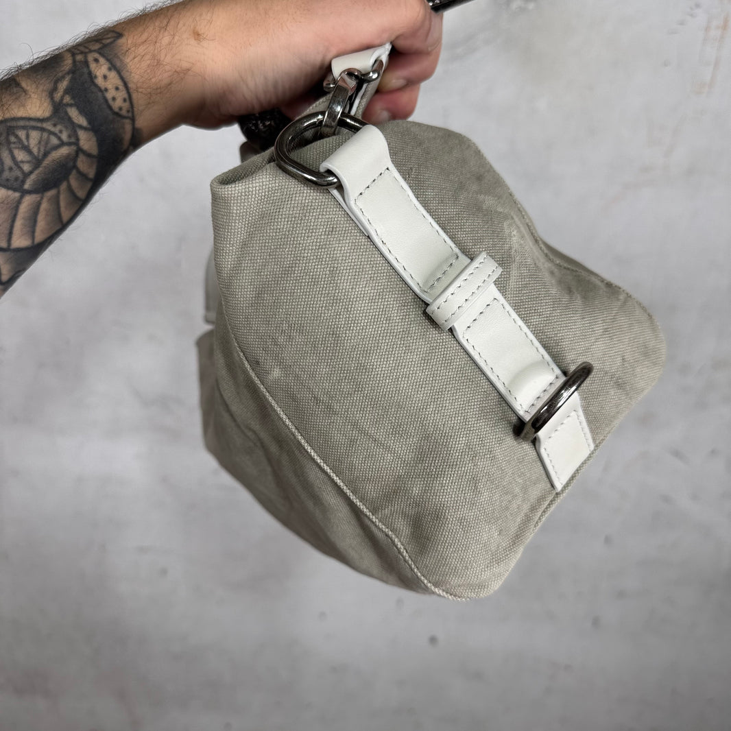 ERD Small Brass Handle Mail Canvas Bag