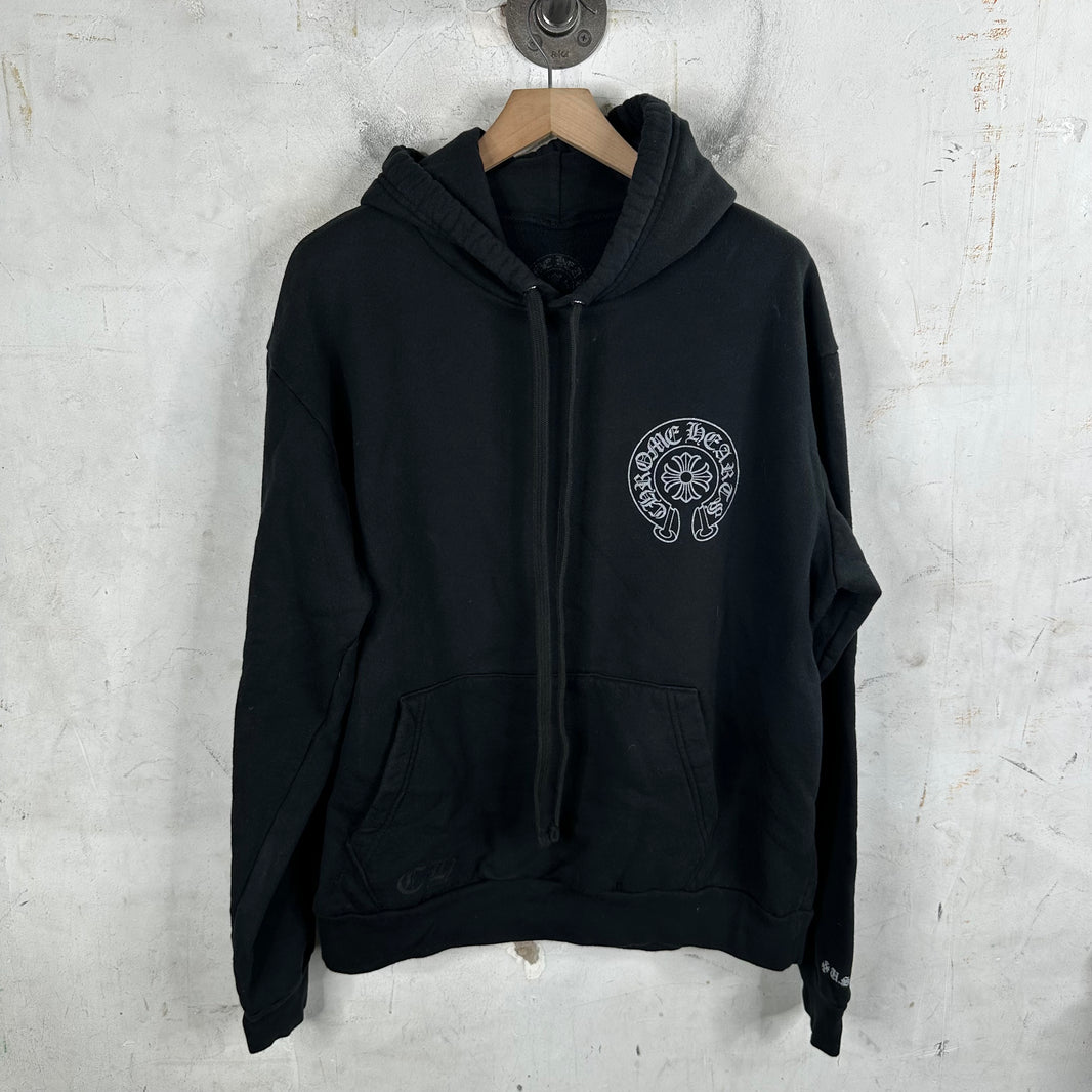 Chrome Hearts Metallic Silver Web Hoodie