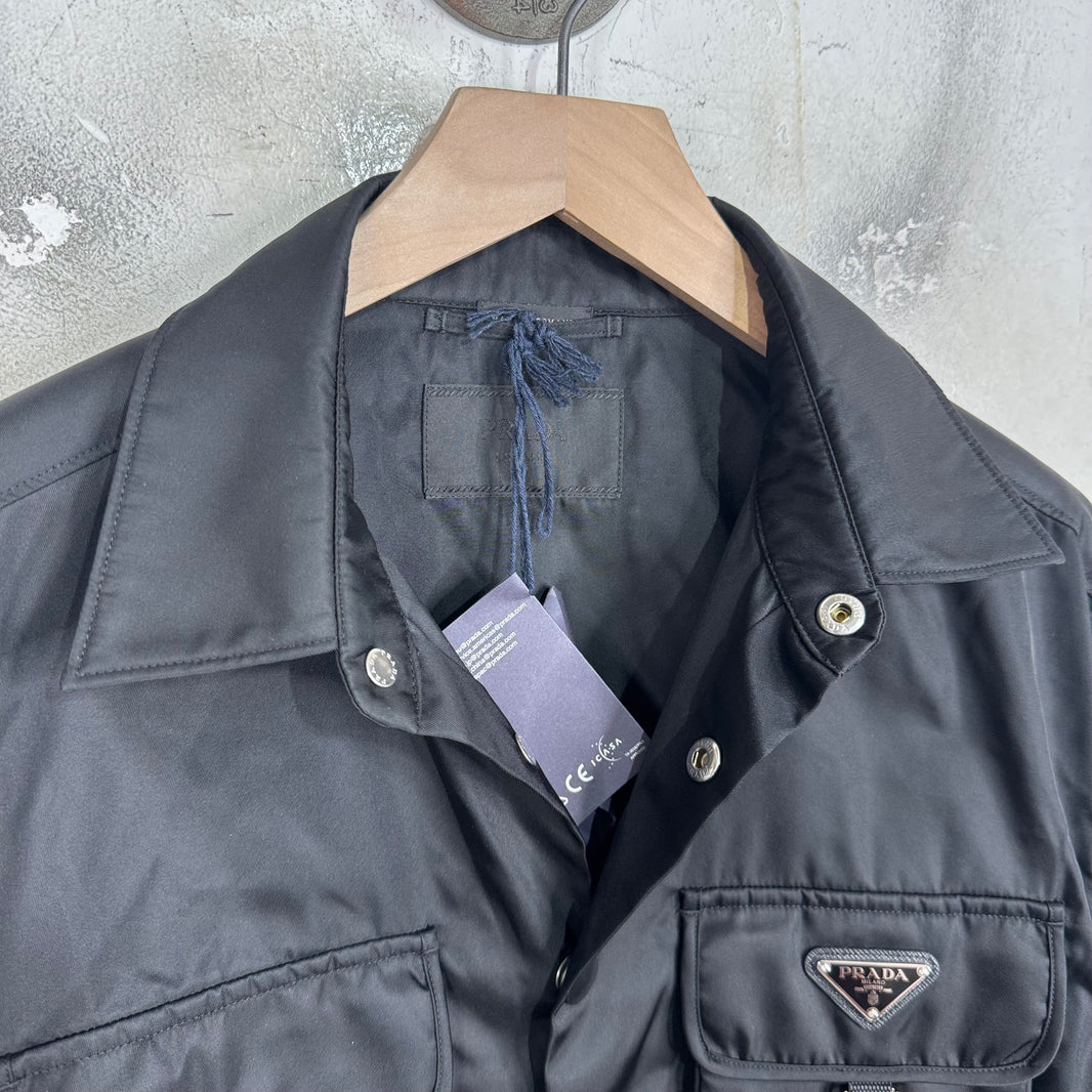 Prada ReNylon Convertible Buckle Cargo Shirt