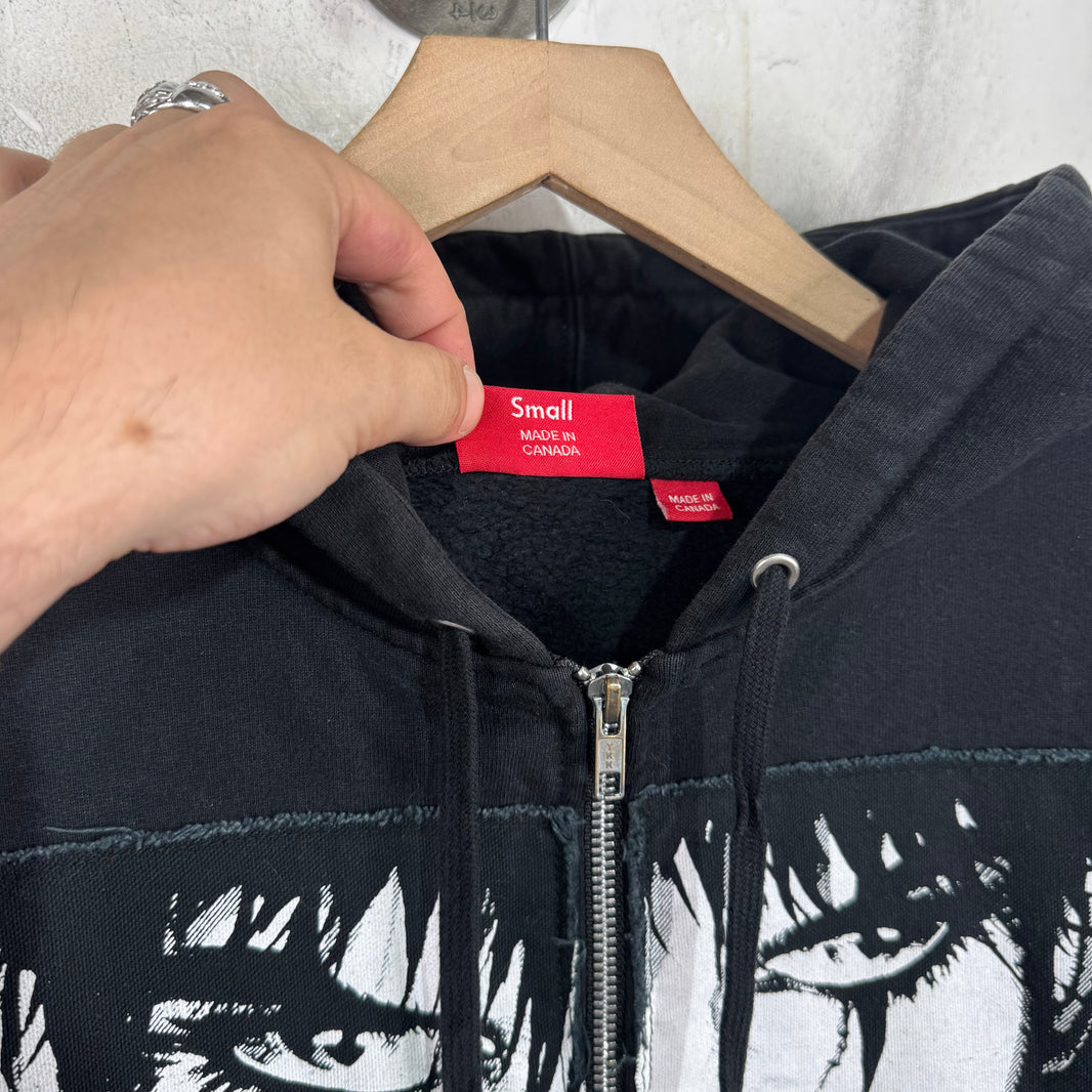 Supreme The Crow Patchwork Zip Up Hoodie