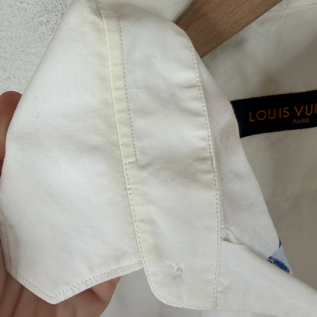 Louis Vuitton Race Logos Button Up Shirt