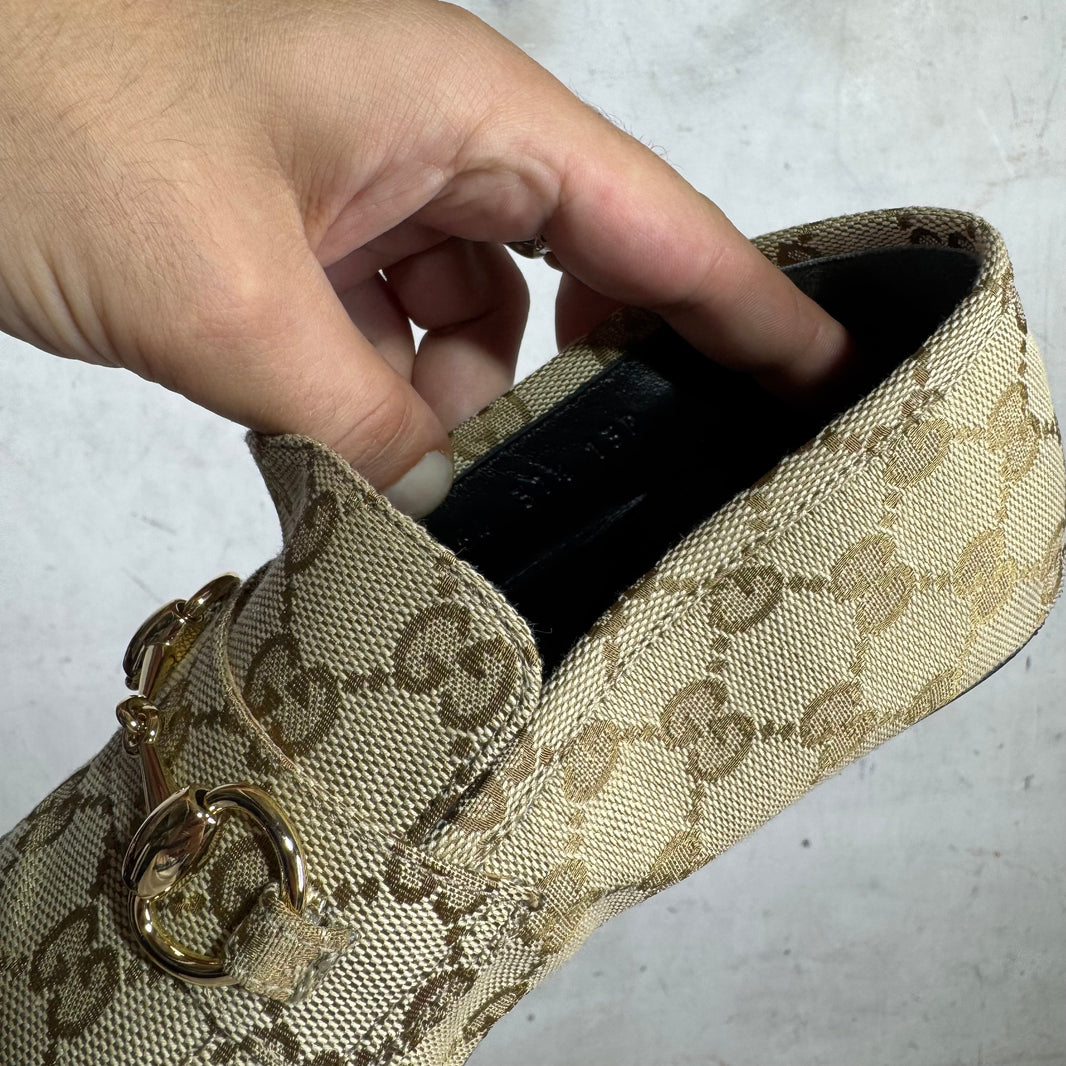 Gucci Monogram Raggazo Mules DS