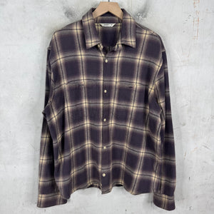 3sixteen Purple/Beige Flannel Shirt