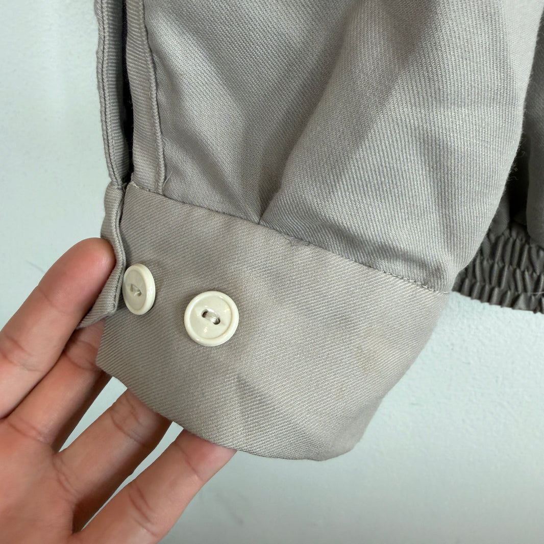 Needles Chainstitch Logo Gray Zip Jacket