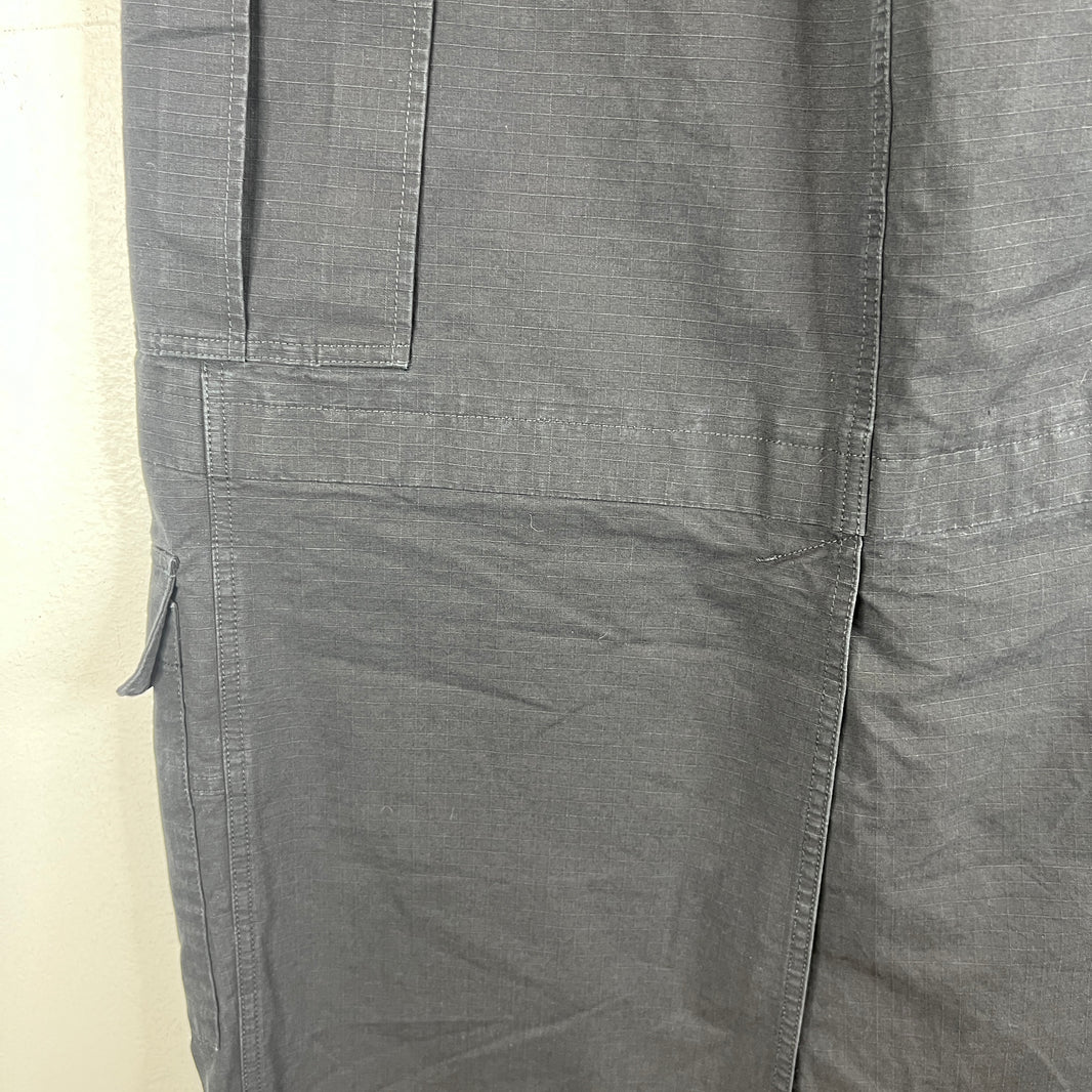 Balenciaga Black Ripstop Baggy Apron Cargo Pants