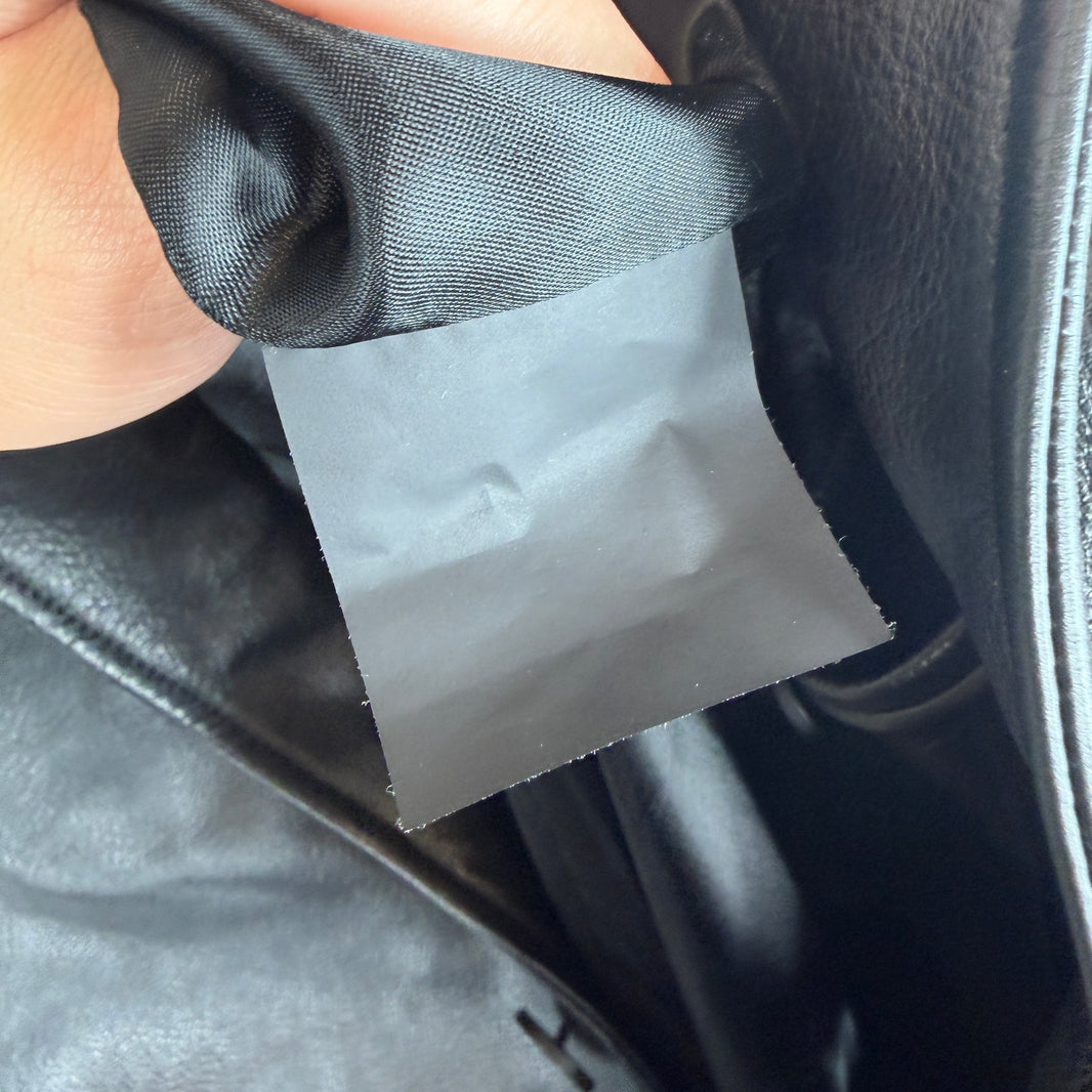 Balenciaga Sample Leather Blazer