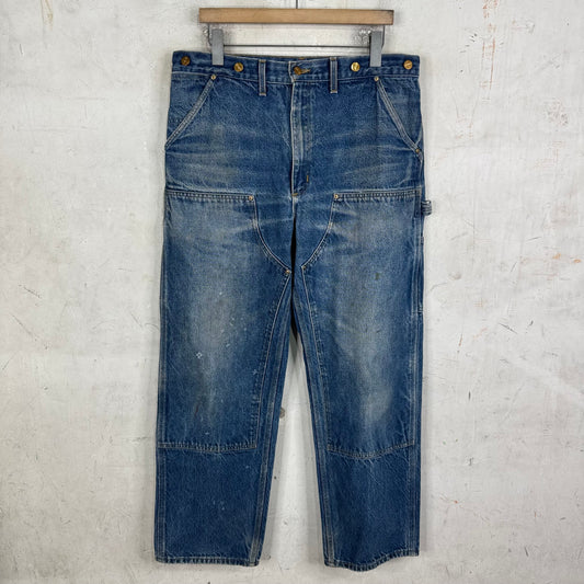 Vintage Carhartt Faded Denim Double Knees