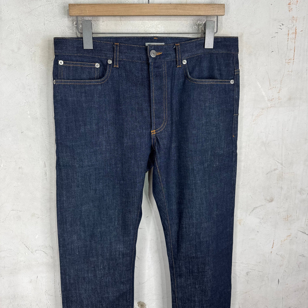 Dior Oblique Monogram Cuffed Jeans