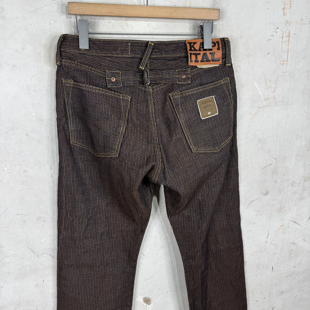 Kapital Brown Century Jeans