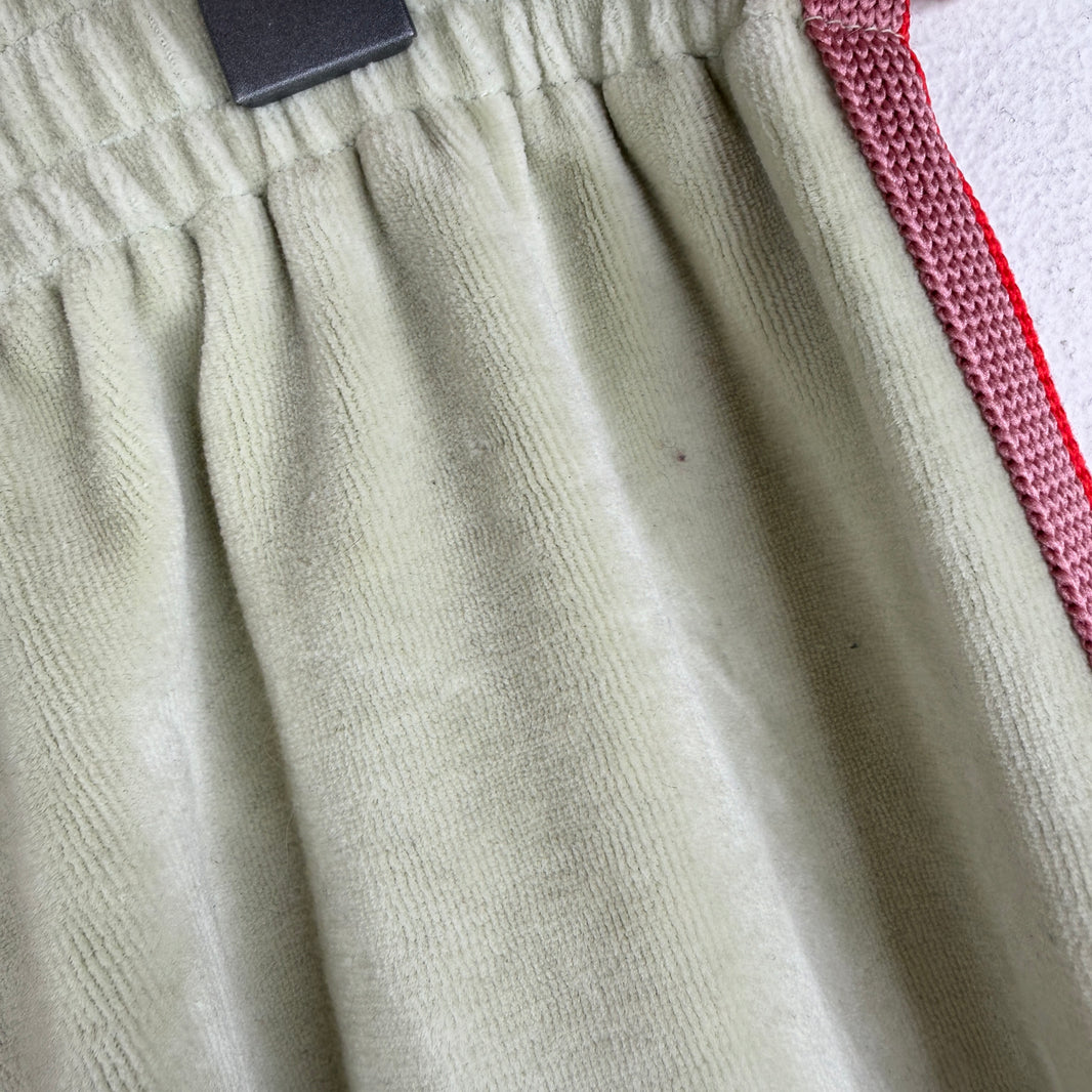 Needles Maxfield Green Terrycloth Track Pants
