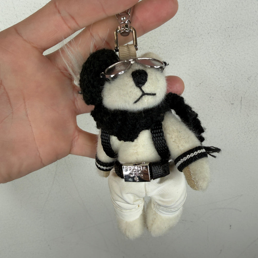 Prada Skier Bear Keychain