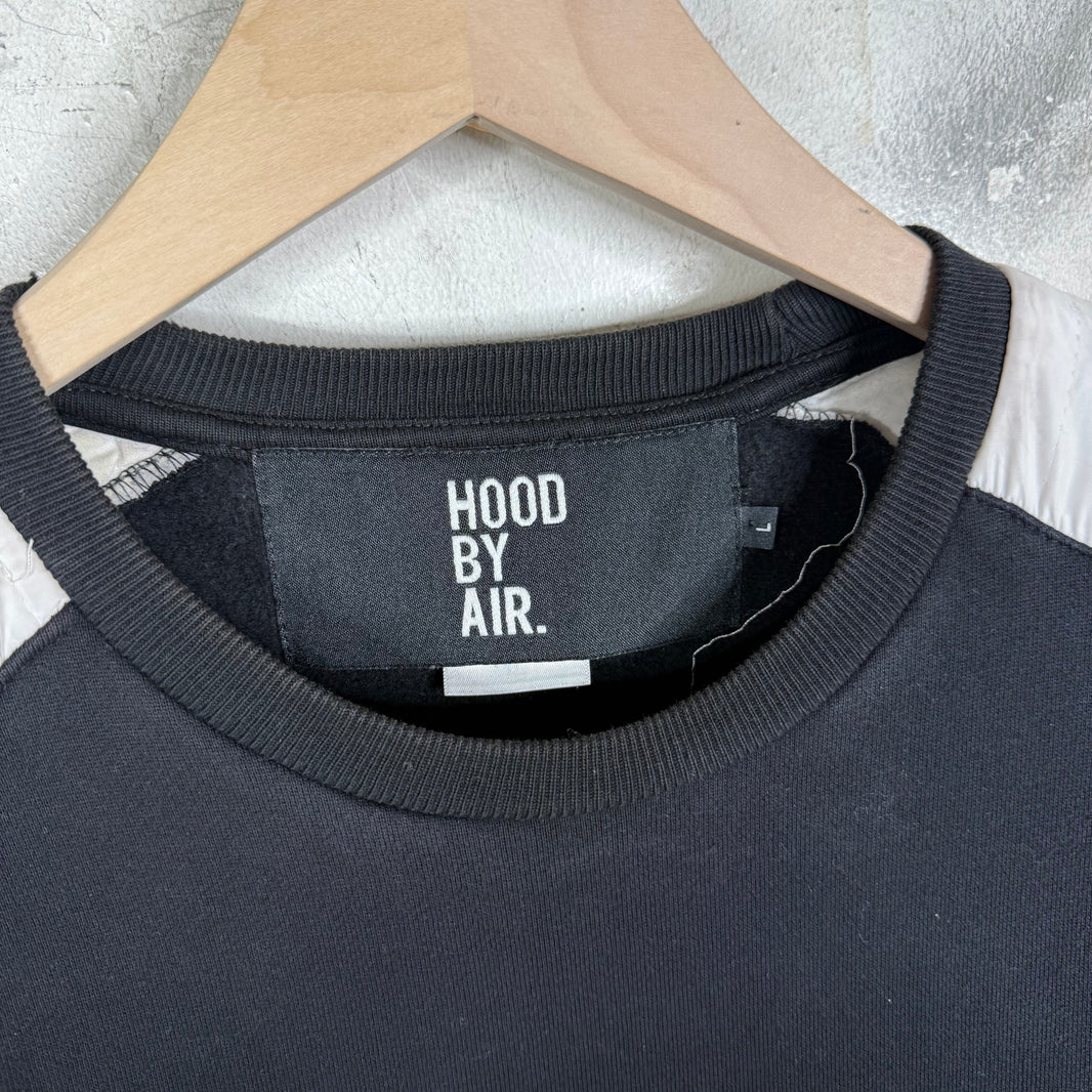 HBA Padded Stripe Crewneck