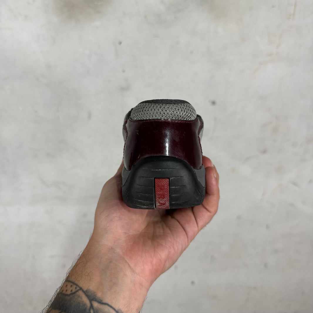 Prada Patent Burgundy Americas Cup